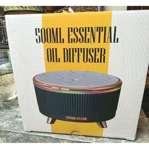 500ml Aromatherapy Essential Oil Diffuser - 7 Colors for Large Rooms